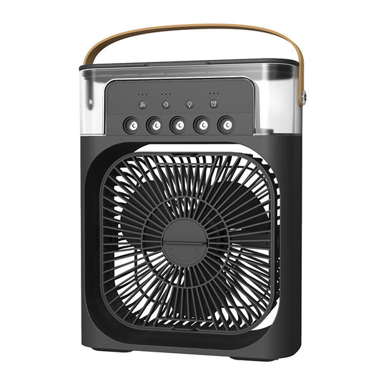 Portable USB Air Conditioner Cooling Fan with Water Tank Spray Mist Air Cooler Humidifiers