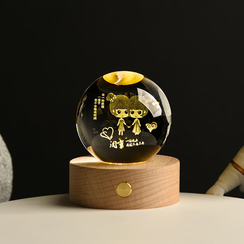 3D Interior Carving Galaxy Decoration