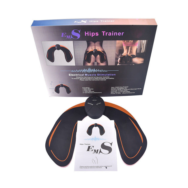 EMS Hip Muscle Training Stimulator Trainer Abs Fitness Massager Buttocks Butt Lifting Trainer Slimming Weight Loss Massager