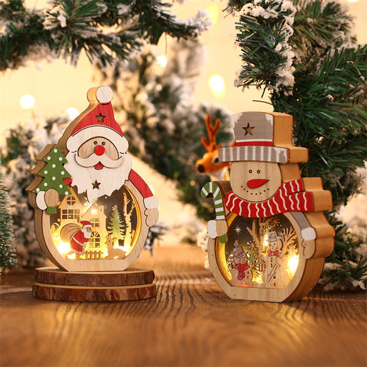 Merry Christmas Gift LED Luminous Santa Claus