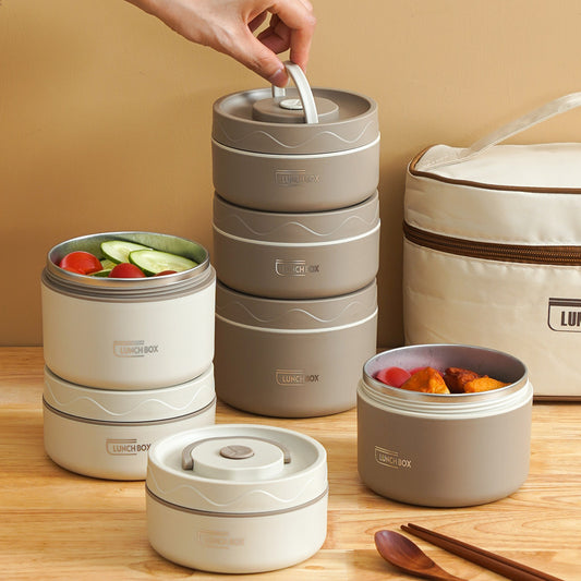 Portable Self-heating Japanese Thermal Insulation Lunch Box