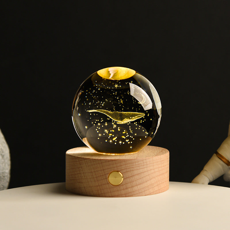 3D Interior Carving Galaxy Decoration