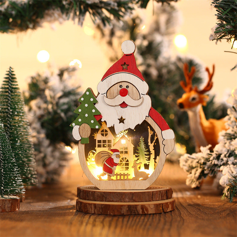 Merry Christmas Gift LED Luminous Santa Claus