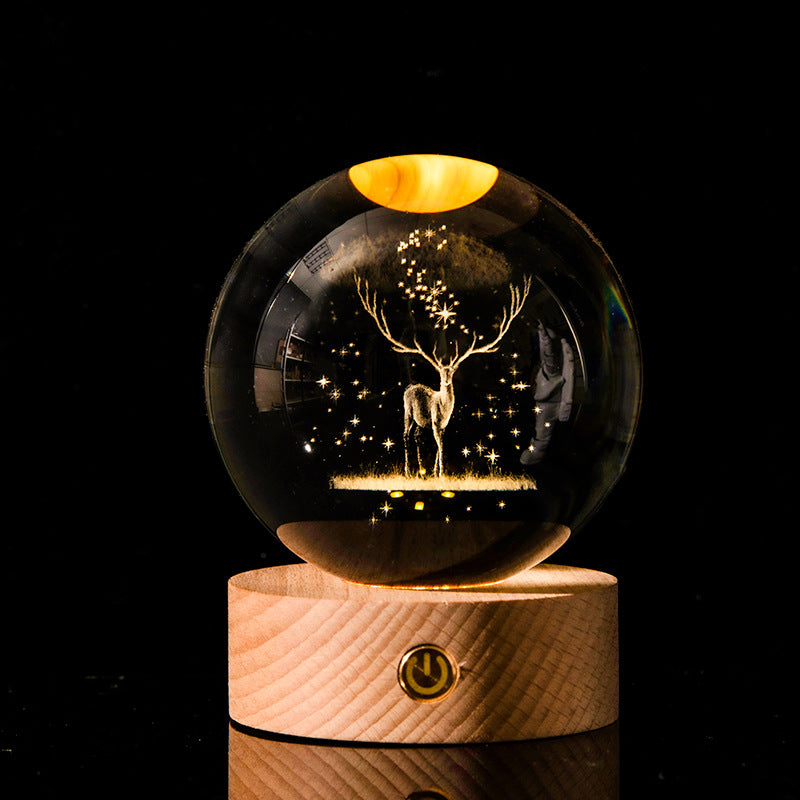 3D Interior Carving Galaxy Decoration