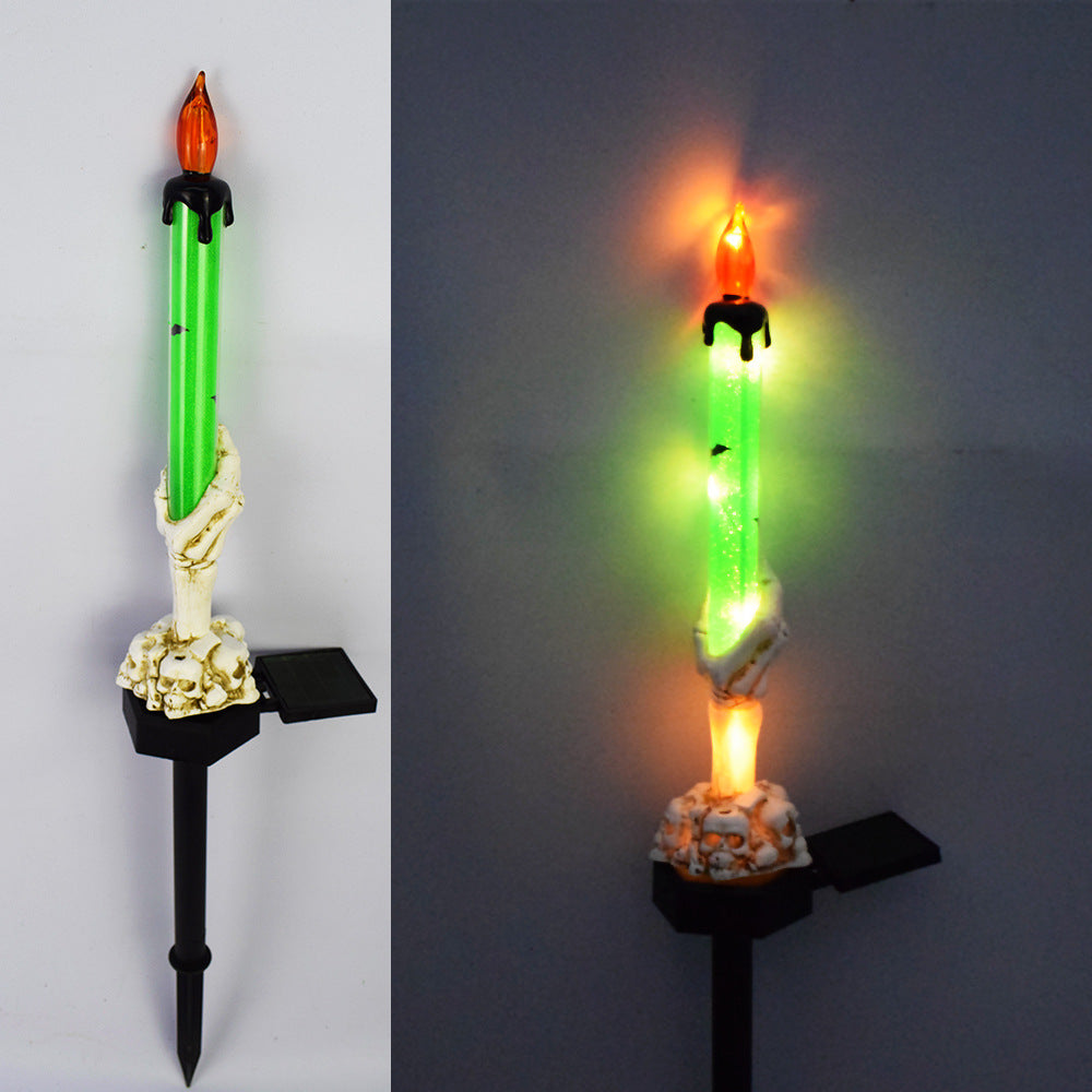 Durable Pumpkin Stake Lights Resin Lanterns