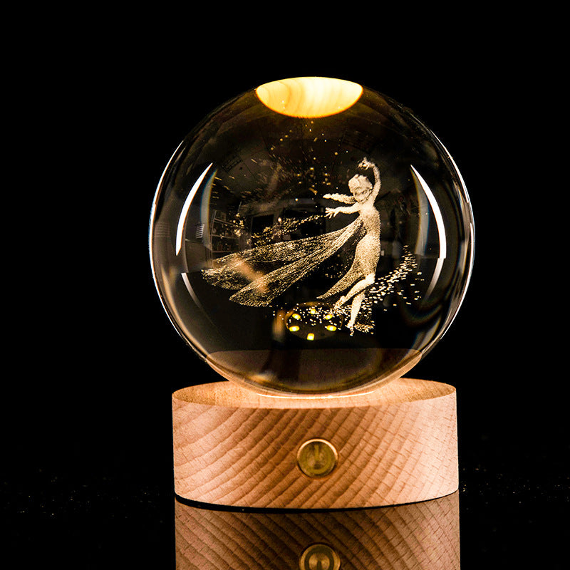 3D Interior Carving Galaxy Decoration