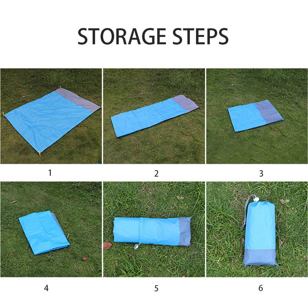 Beach mat waterproof and sand-proof portable outdoor ultra-thin ground cloth camping picnic mat moisture-proof mat