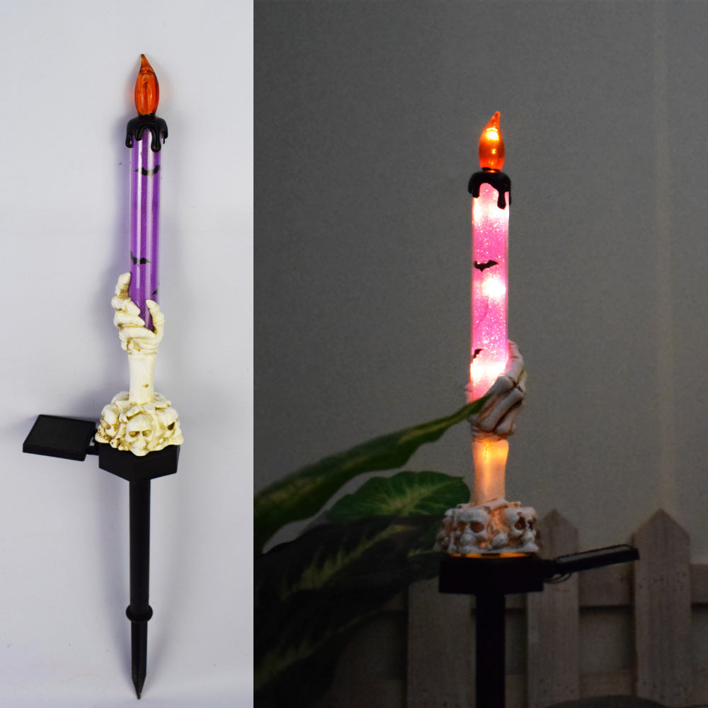 Durable Pumpkin Stake Lights Resin Lanterns