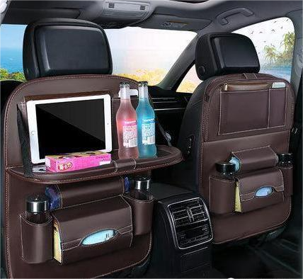 PU Leather Car Storage Bag