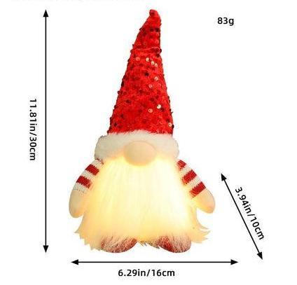 Fashionable Glowing Faceless Doll Ornaments