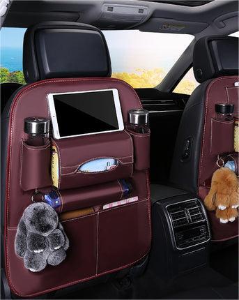 PU Leather Car Storage Bag