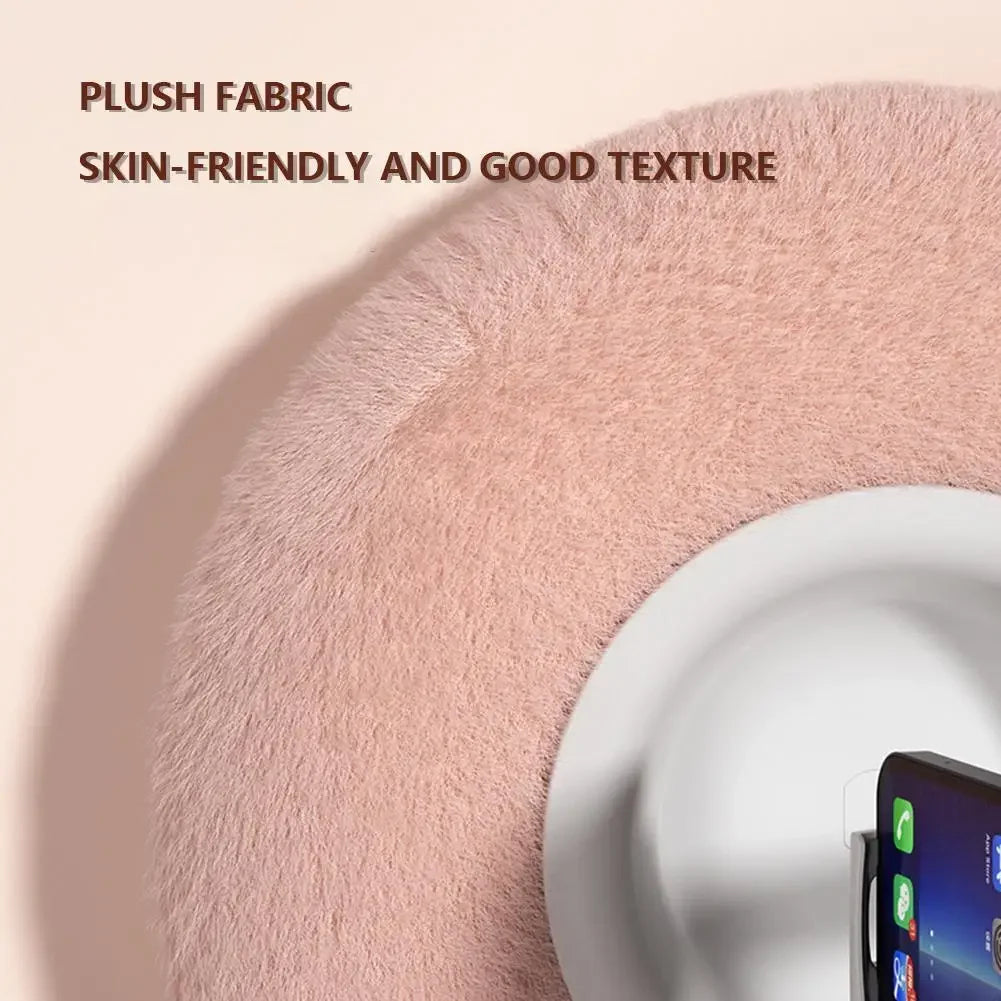 Plush Pillow Phone Tablet Bracket Desktop Stand Adjustable Length Angle For Live Streaming Video Chat Lazy Tablet Holder